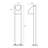 Inside-Out Low Voltage Metal Bollard Light-21785115-21785119
