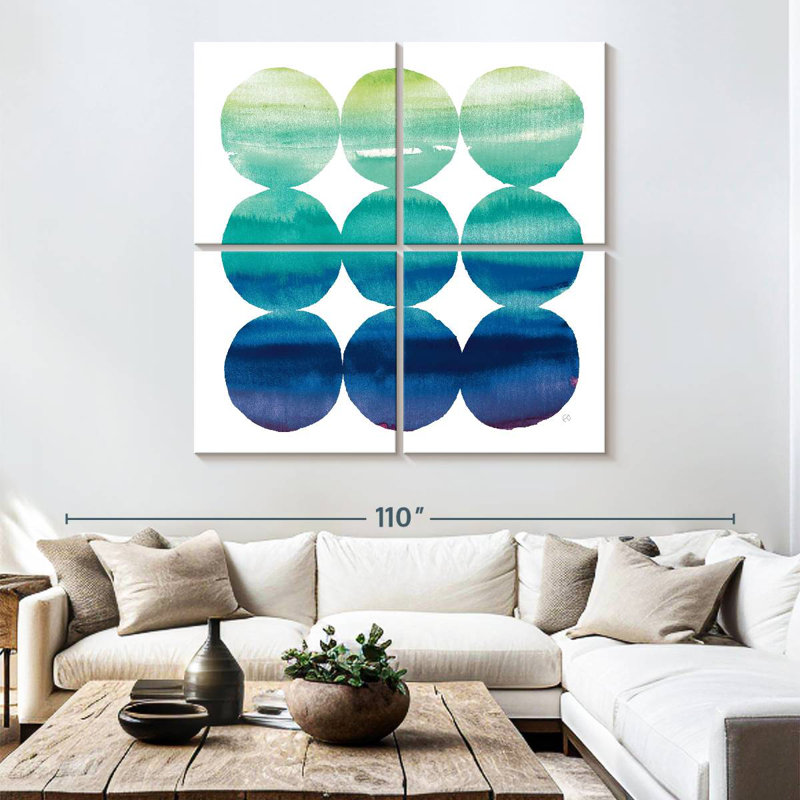 Summer Dots II, 74" H x 74" W