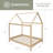 Khwaja Ozarks Solid Wood Kids House Bed-1854610503