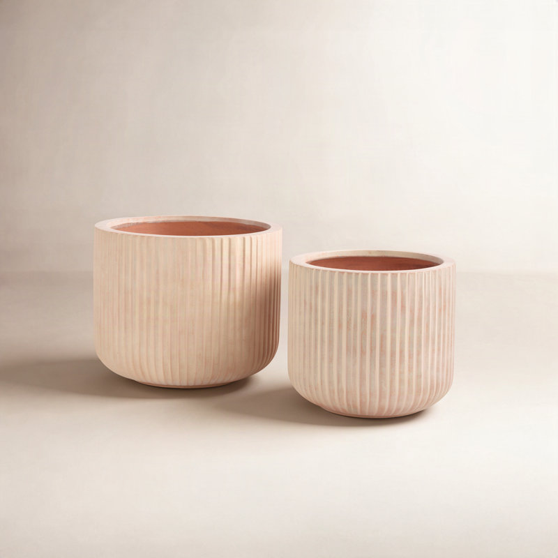 Milano Planter Pot (Set of 2), Terracotta