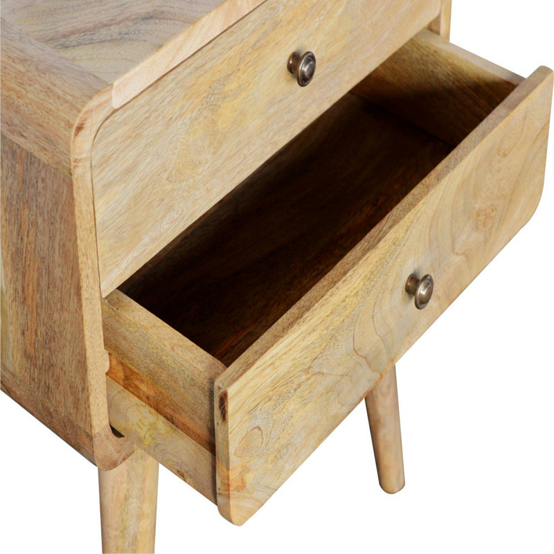 Onamia 17.72'' W Solid Wood Nightstand