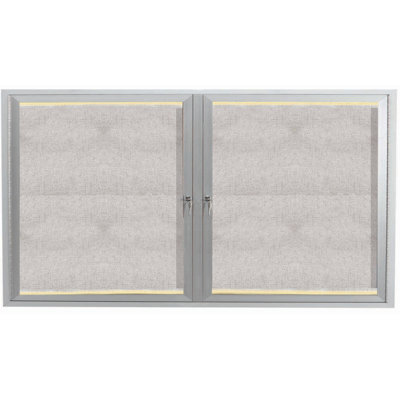 AARCO No Vinyl Wall Metal Bulletin Board