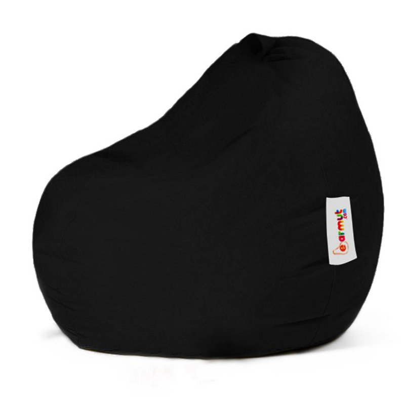 Fauteuil à billes et chaise longue imperméable, Polyester noir