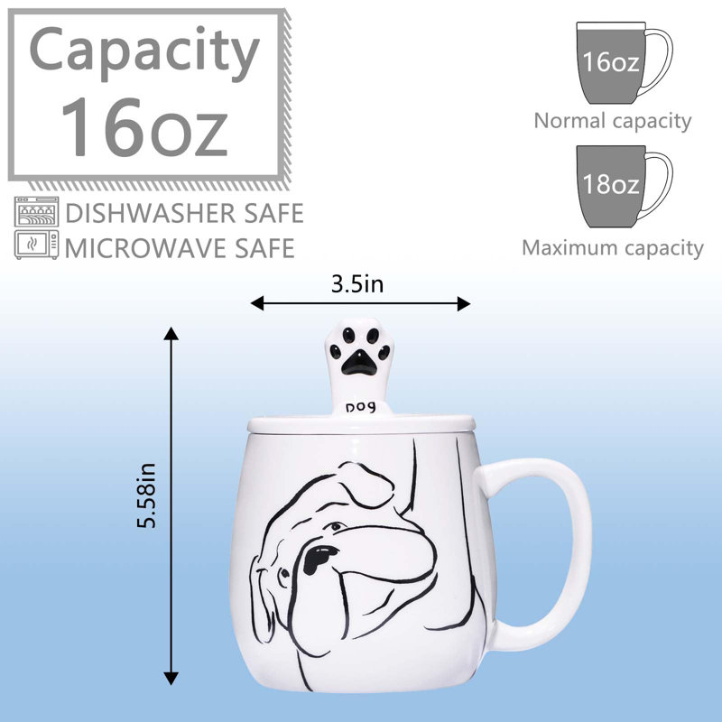 Tasse à café en céramique 16 oz