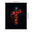 «Jesus sauve Neon Sign At Night» par Jon Bilous, reproduction d'art sur toile encadrée