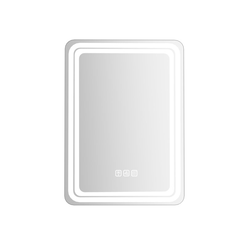 Surface and Recessed Medicine Cabinet, 28" H x 16" W, Silver