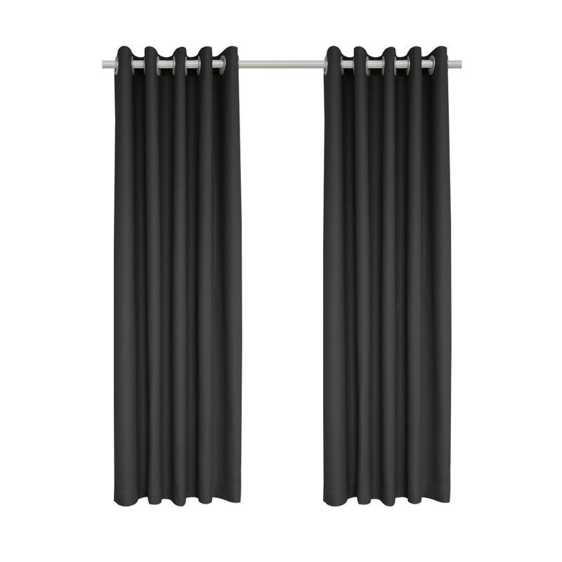 Waterproof High Precision Outdoor Curtains (Set Of 2) - Weather Resistant Blackout Grommet Drapes For Patio, Pergola, Gazebo & Porch