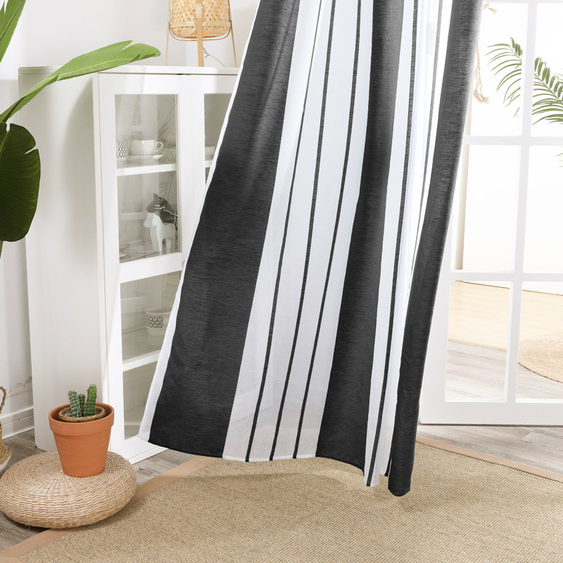 Dearious Pair, Black, Width 140 x Drop 138 cm