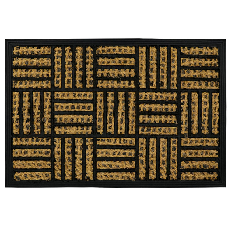 Non-Slip Striped Outdoor Doormat