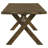 Carbon Knotty Nutmeg Rectangular Dining Table