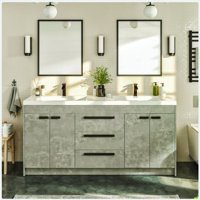 Wauconda 59 Double Bathroom Vanity Set