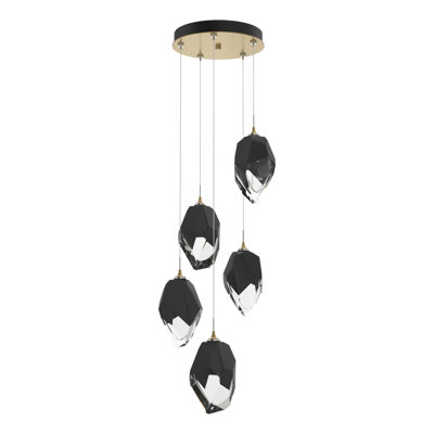 Luminaire suspendu grappe 5 lumières Chrysalis