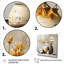 Art mural jaune et naturel, poterie florale naturelle Elegance II-1904232453-1904232456