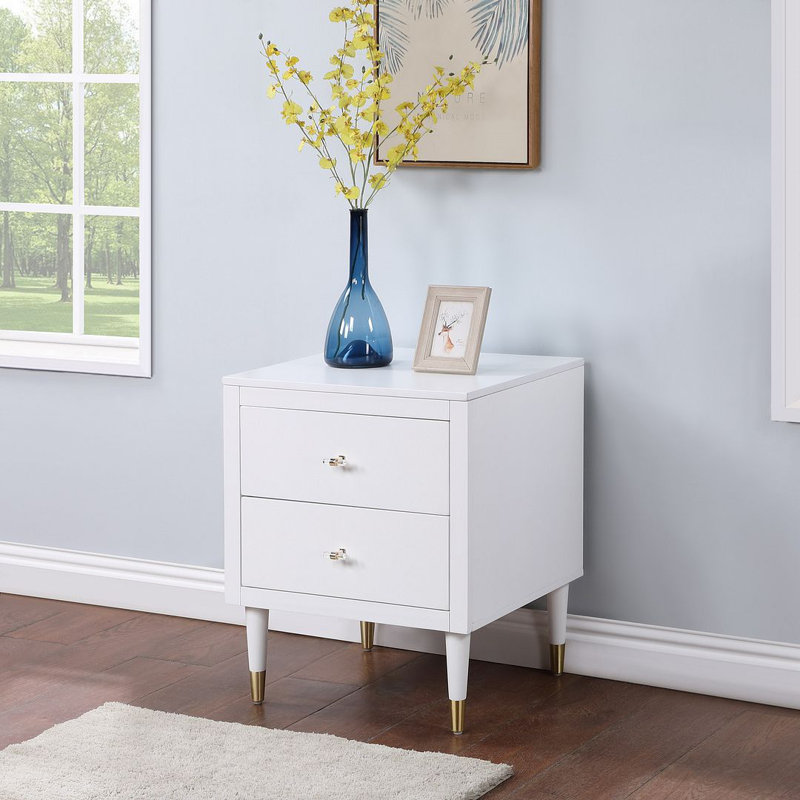 Stanton 22'' W Solid Wood Nightstand, White
