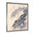 Toile argentée avec cadre d'angle fermé