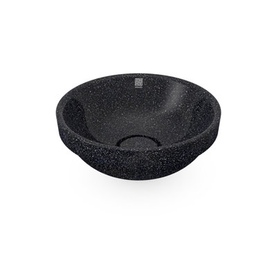 Woodio Soft40 15.748'' Wood Circular Bathroom Sink