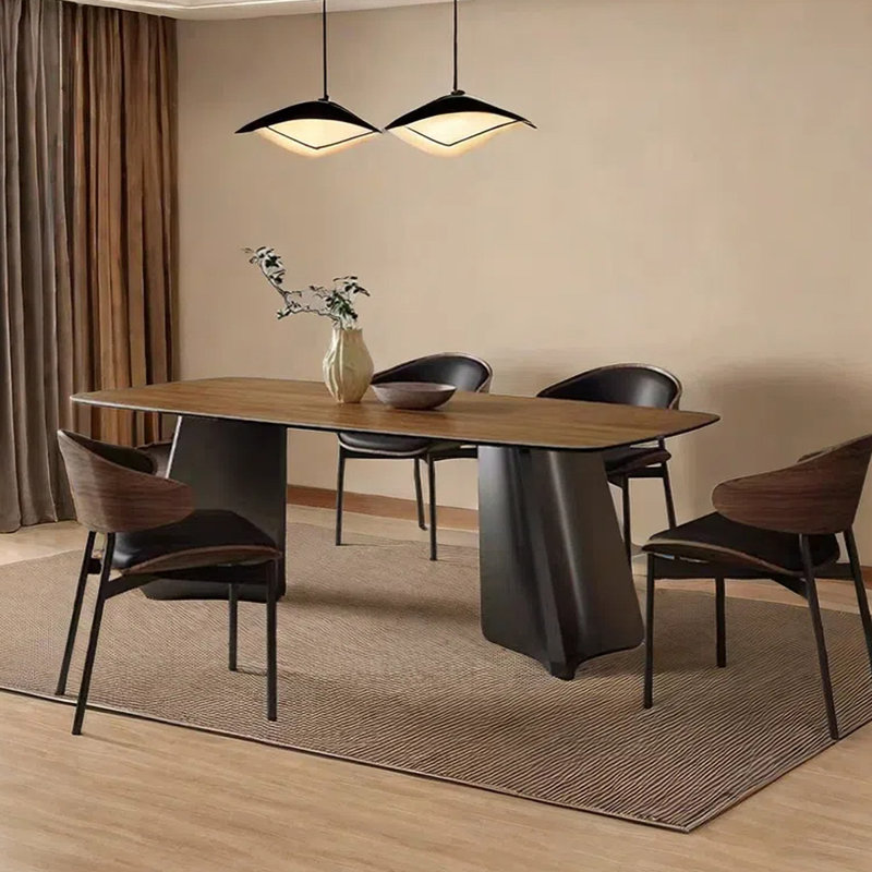 Light luxury simple modern home dining table