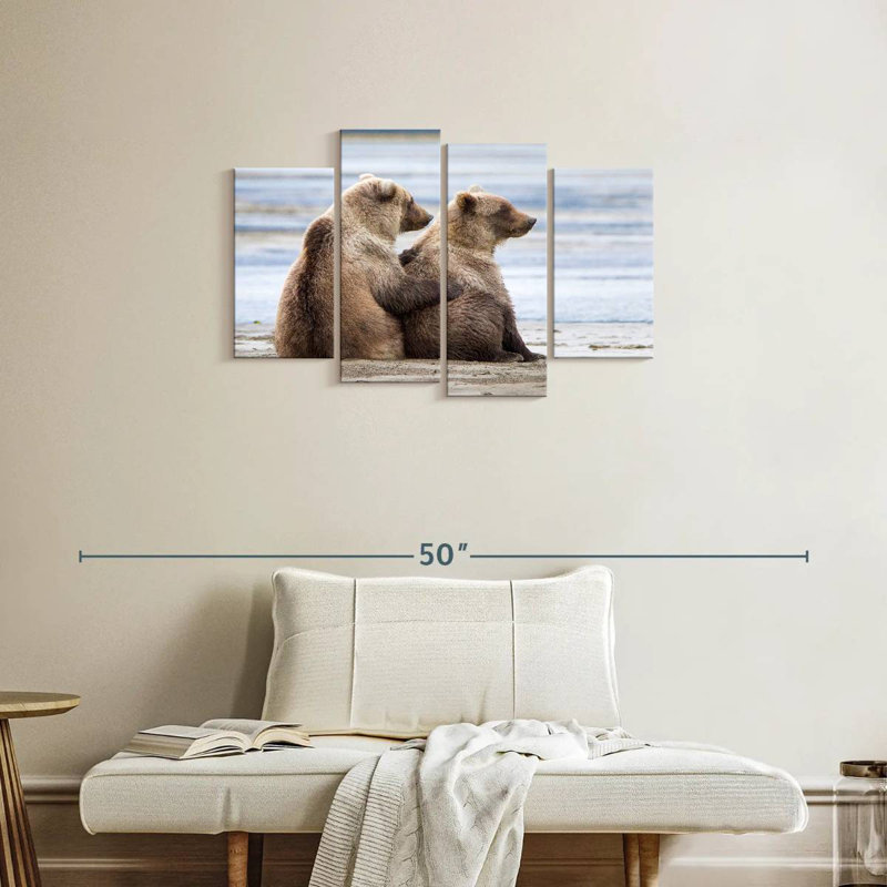 Brampt Bear Cub Siblings, 22" H x 36" W