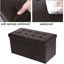 Delmont Vegan Leather Storage Ottoman