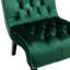 Siège moderne en velours avec tissu doux - Option de pieds de chaise noirs confortables pour le salon-121084419