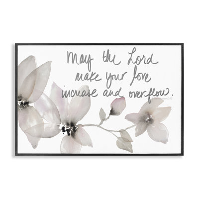 Love Increase & Overflow Framed Giclee, design by Lanie Loreth