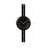 Stylish Decorative Wall Clock, Black Steel, 11.8 inches Diameter | 0.04 inches Thickness | Durable 100% Steel Design | Perfect for Home & Office Decor | Modern Aesthetic & Timeless Elegance-1829242120