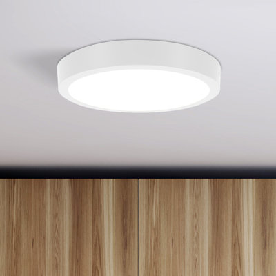 Leitner 1 LED Flush Mount Light – Modern Minimalist Design, Flicker-Free Illumination, Low-Profile, Perfect for Apartments, Lofts, and Small Spaces
