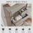 Bolanos Modern 7 Drawers Dresser for Bedroom, 55" Tall Dresser w/Large Storage, Wood Handleless Organizer Dresser w/Rounded Corner-372729639