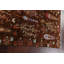 Tapis brun en laine noué à la main de conception unique 4 pi 9 po x 6 pi 6 po New Age