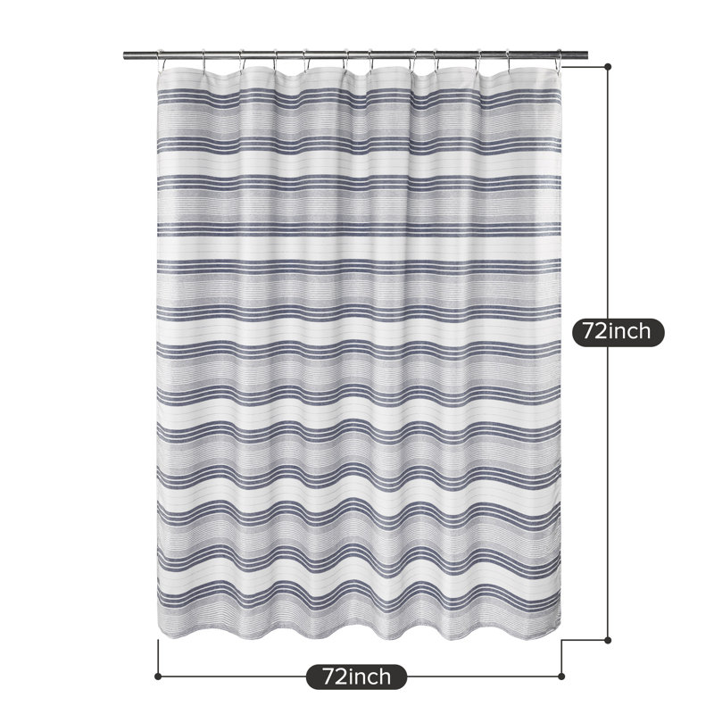 Rideau de douche Beach Stripe, Marine