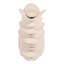Figurine en céramique moderne, inspirée d'une coquille et de sa forme abstraite en spirale, idéale pour la décoration intérieure - Sculpture décorative de style côtier pour le salon - 25 cm, gris