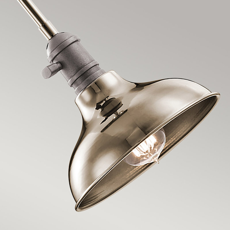 Lera 1 - Light Dome Pendant, Polished Nickel