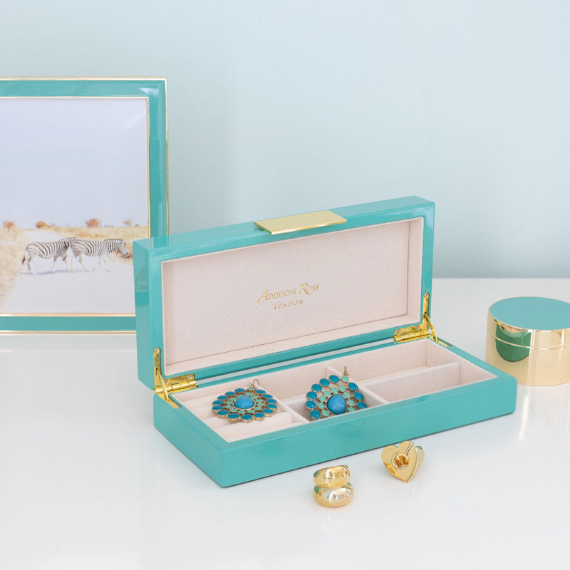 4x9 Box Blue With Jewellery Gold