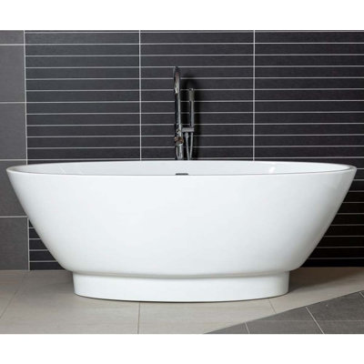 1700mm x 790mm Freestanding Soaking Acrylic Bathtub