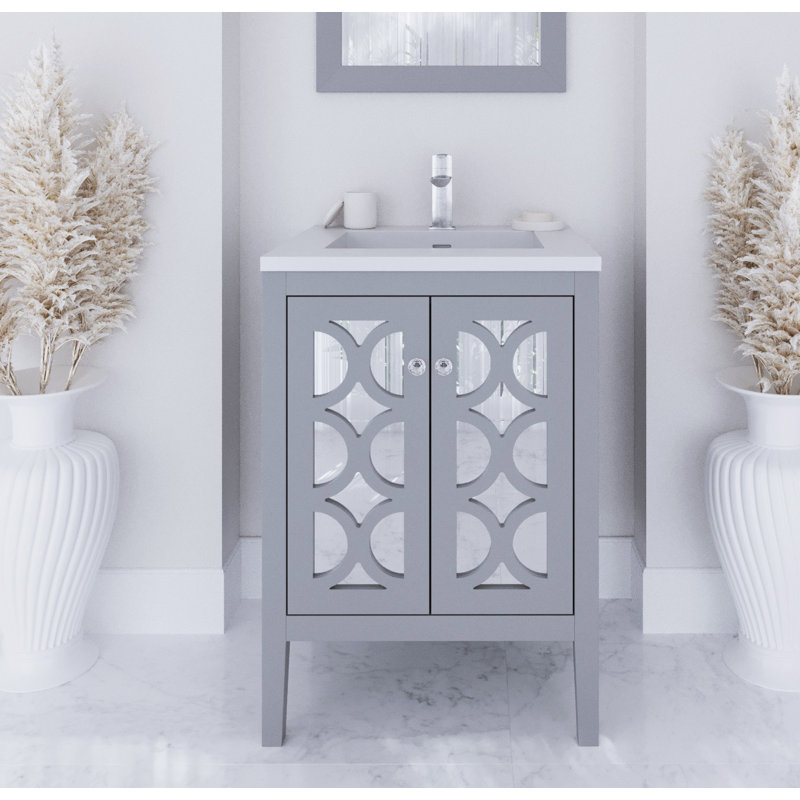 Ensemble de meuble-lavabo simple 24 po Goodrum Stone