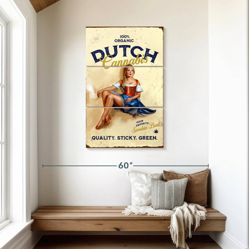 Senne Dutch Cannabis, 45" H x 28" W