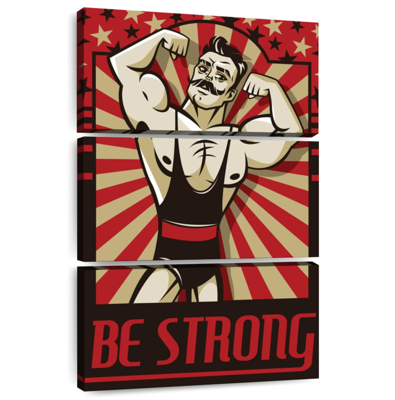 Sireci Be Strong Poster, 74'' H x 48'' W