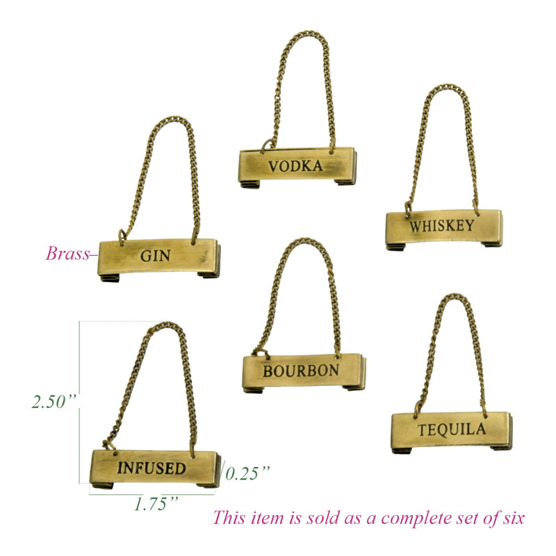 Jaylynn Gold Wine Charm