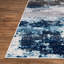 Tapis abstrait bleu Demere-1839509096