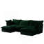 Canapé modulaire confortable avec plusieurs coussins pour le salon-342161719