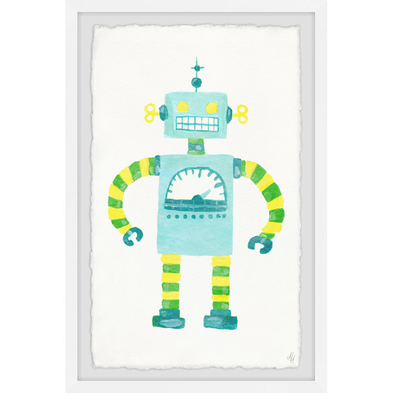 Rieth 'Eccentric Robot' Framed Print, 12" H x 8" W x 1.5" D