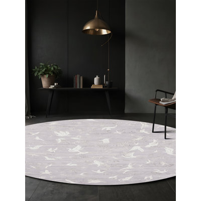 Machine Washable Beige Area Rug