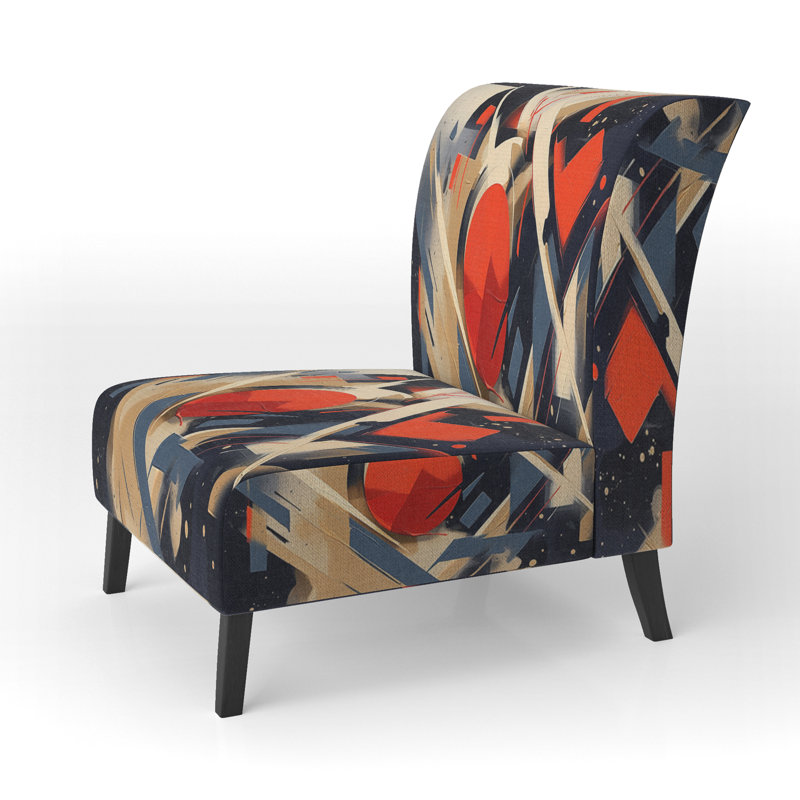Fauteuil de chambre en velours de 21 po de largeur