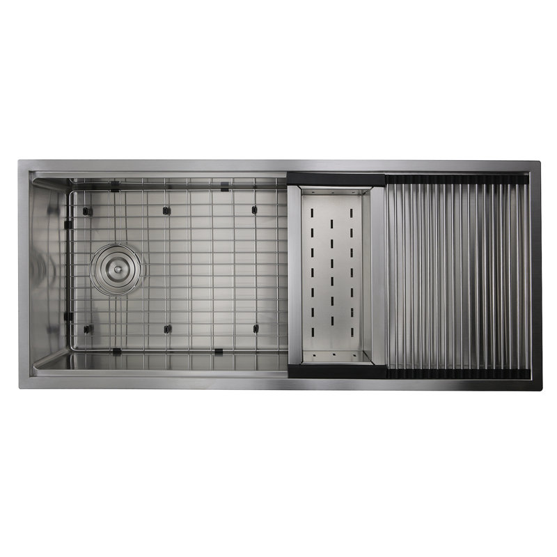44'' L Stainless Steel Single Basin Kitchen Sink