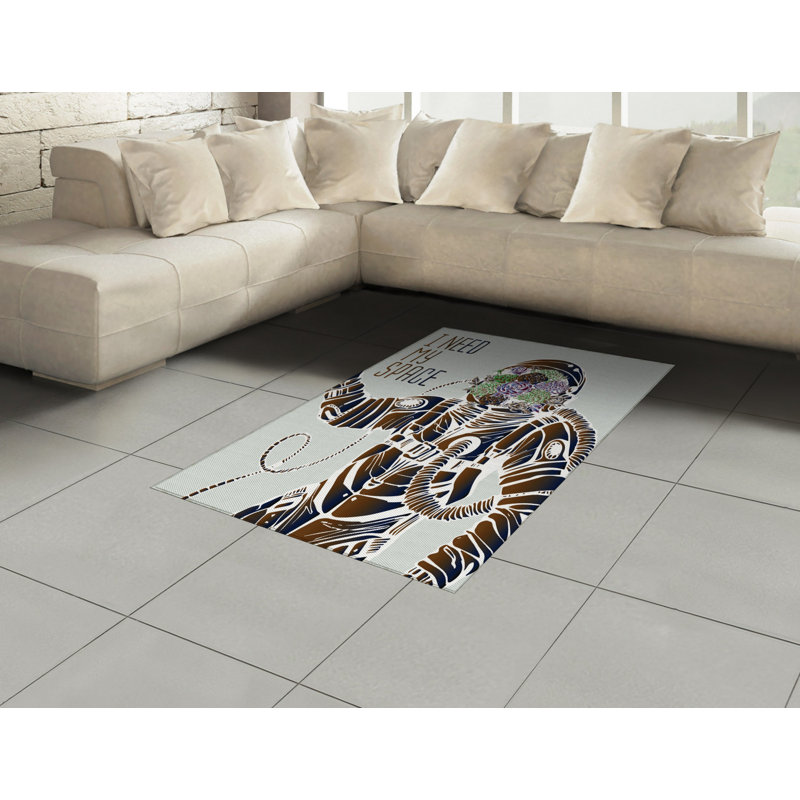 Caryn Hand Woven Area Rug, Rectangle 120 x 180cm