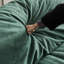 Coussin de canapé modulaire en polyester vert-1190306349