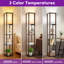 160cm White LED Column Floor Lamp