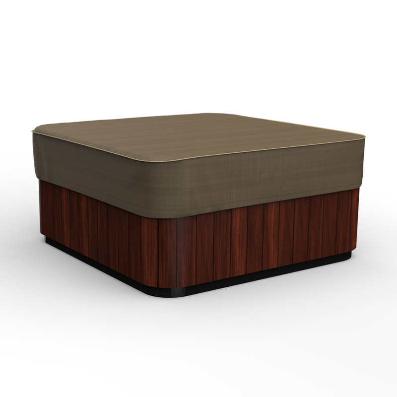 Housse de spa carrée robuste Hillside, H 14 po x l 86 po x P 86 po
