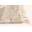Tapis gris en laine tissé à plat à la main Harald