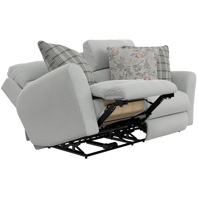 Causeuse inclinable électrique Chappy, Gris, Électrique - Bouton-poussoir, P1